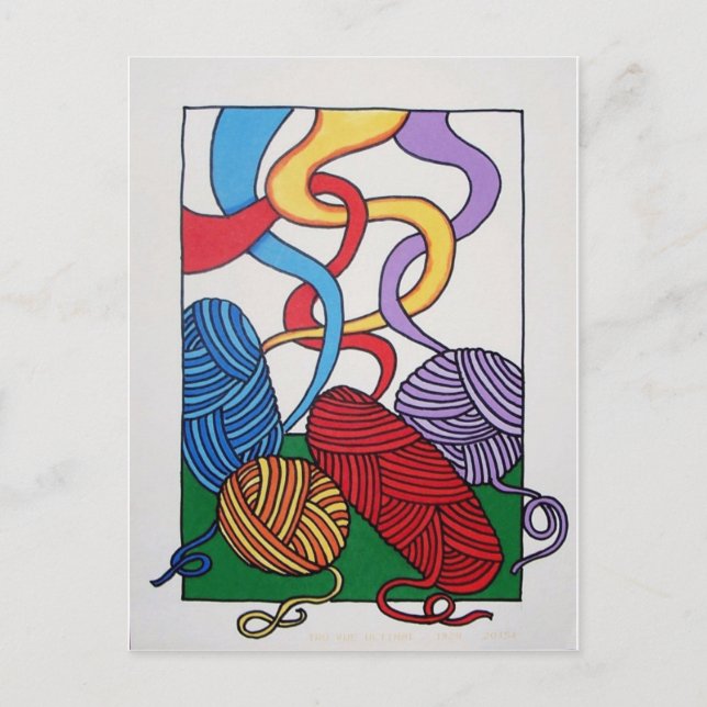 Postal Regalo de lana por Piliero (Anverso)