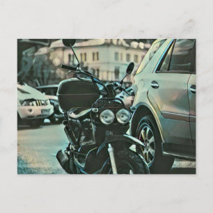 Postal Regalo de motocicleta vintage