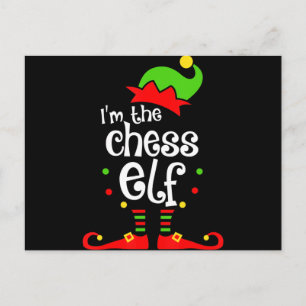 Postal regalo de navidades de amigos de la familia chess 