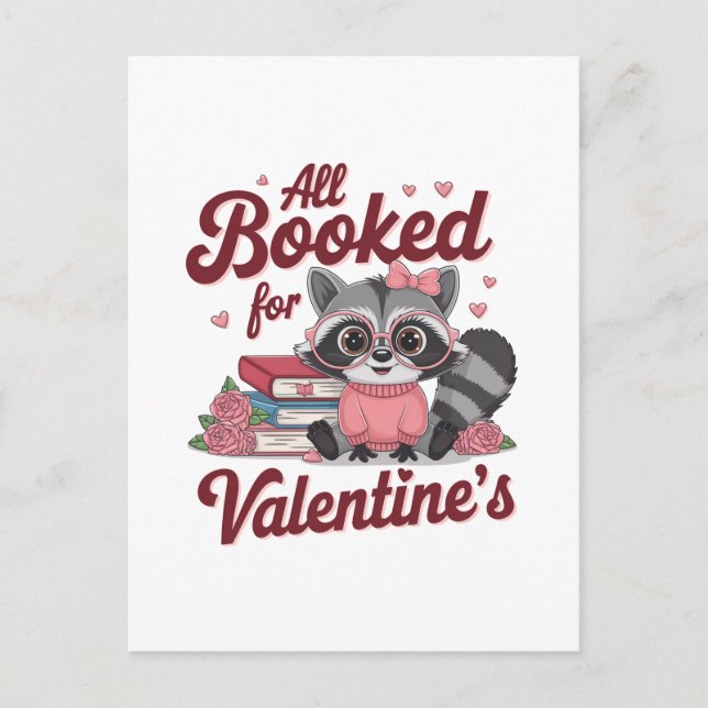 Postal Regalo de pareja todo preparado para San Valentín (Anverso)