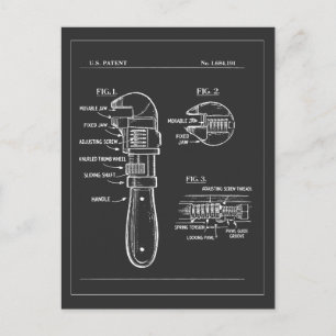 Postal Regalo de plano de herramienta de llave