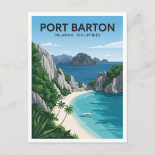 Postal Regalo de Port Barton Filipinas