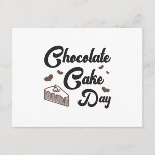 Postal Regalo de postre de dulce de chocolate con dulce y