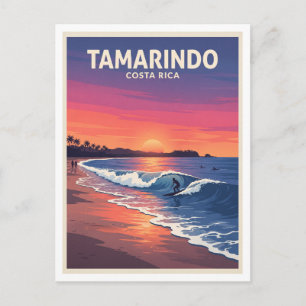 Postal Regalo de puesta de sol en Playa Tamarindo Surf Co