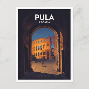 Postal Regalo de Pula Croacia