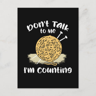 Postal Regalo de punto de crocheting