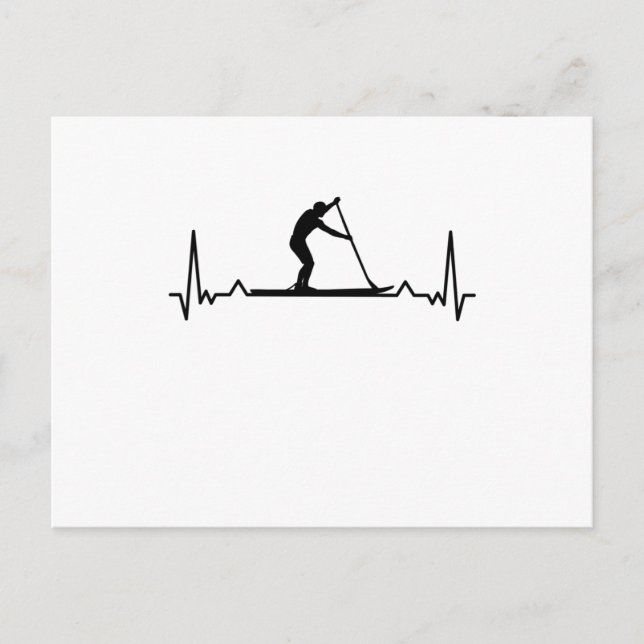 Postal Regalo de remo en SUP para remadores en SUP (Anverso)