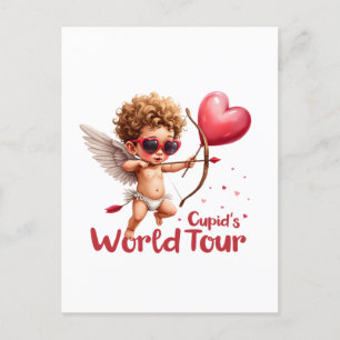 Postal Regalo de San Valentín Gira Mundial de Cupido