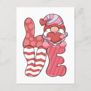 Postal Regalo de San Valentín Gnome del AMOR