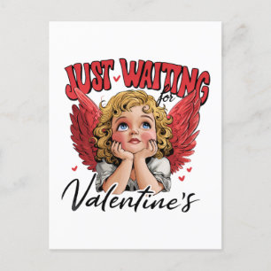 Postal Regalo de San Valentín   Solo Esperando a San Vale