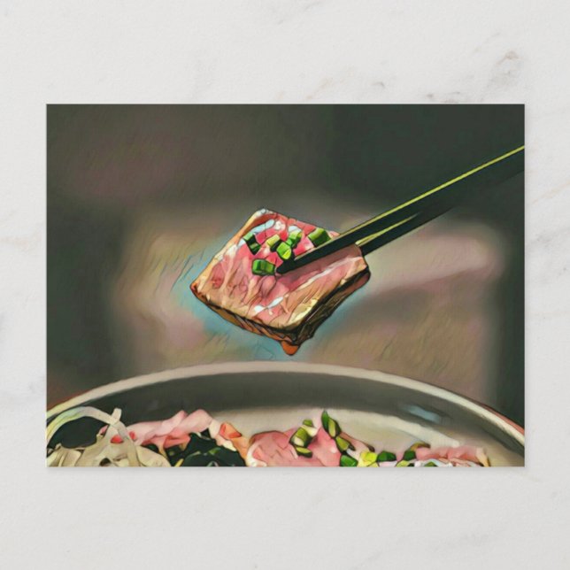 Postal Regalo de sushi de Guay (Anverso)