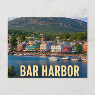 Postal Regalo de viaje a Bar Harbor Maine Acadia