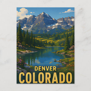 Postal Regalo de viaje a Denver Colorado