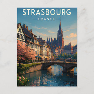 Postal Regalo de viaje a Estrasburgo Francia