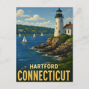 Postal Regalo de viaje a Hartford Connecticut