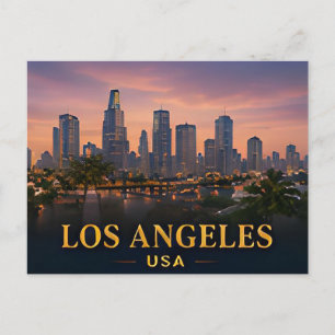 Postal ✈️ Regalo de viaje a Los Ángeles California 🌴