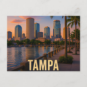 Postal Regalo de viaje al frente marítimo de Tampa Florid