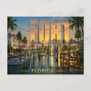 Postal Regalo de viaje de la costa del golfo de Fort Myer
