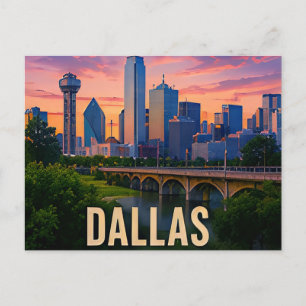 Postal Regalo de viaje del puente de Dallas Texas