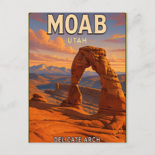 Postal Regalo de viaje delicado Moab Utah