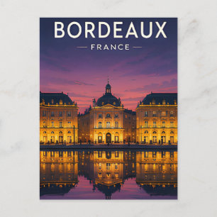 Postal Regalo de viaje histórico de Burdeos Francia