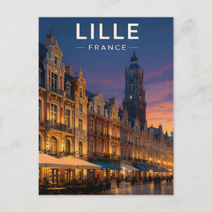Postal Regalo de viaje histórico de Lille Francia
