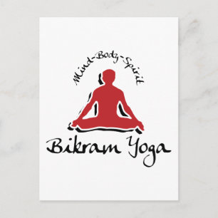 Postal Regalo de yoga de Bikram