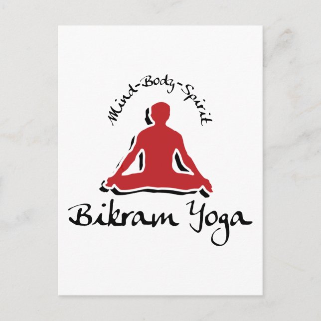 Postal Regalo de yoga de Bikram (Anverso)
