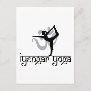 Postal Regalo de Yoga Iyengar del Señor de la Danza