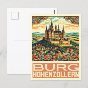 Postal Regalo del Castillo de Hohenzollern Burg Hohenzoll