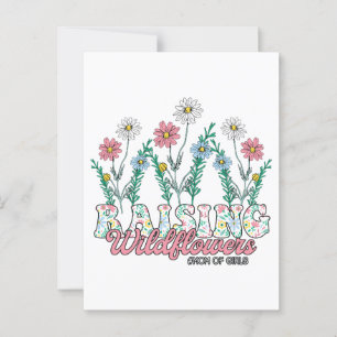 Postal Regalo del Día de la Madre Criando A La Flor Sil