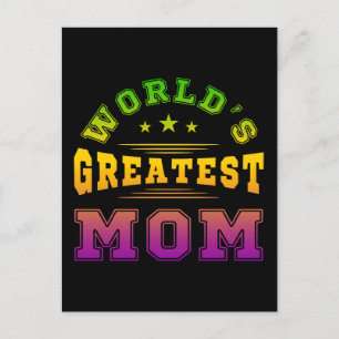 Postal Regalo del Día de la Madre para la Mejor Mamá del
