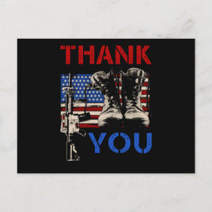 Postal Regalo del Día de los Veteranos de Guerra Gracias
