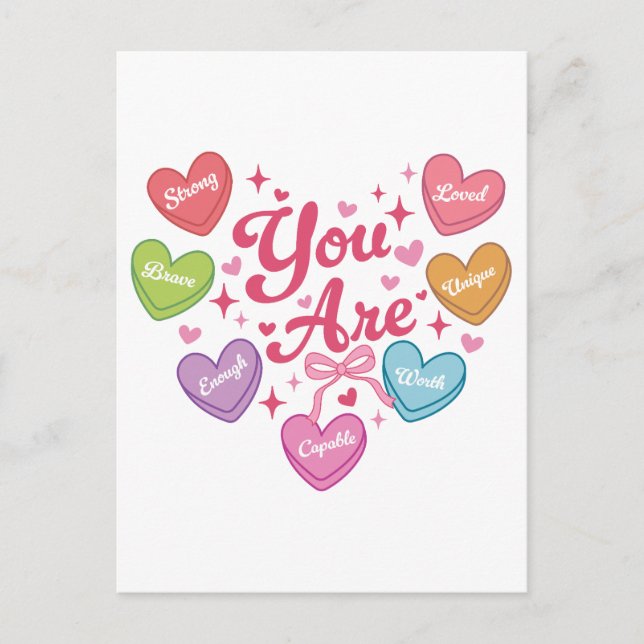 Postal Regalo del Día de San Valentín | Eres Mi Amor (Anverso)