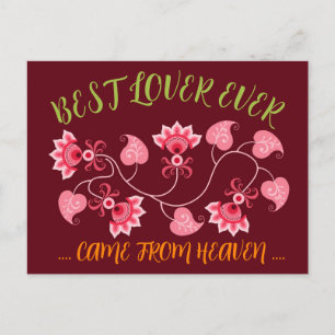 POSTAL REGALO DEL DÍA DE SAN VALENTÍN PARA NOVIA, ESPOSA,