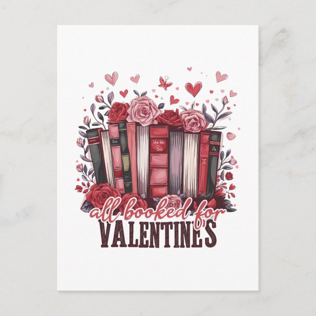 Postal Regalo del Día de San Valentín | Todos Reservados  (Anverso)