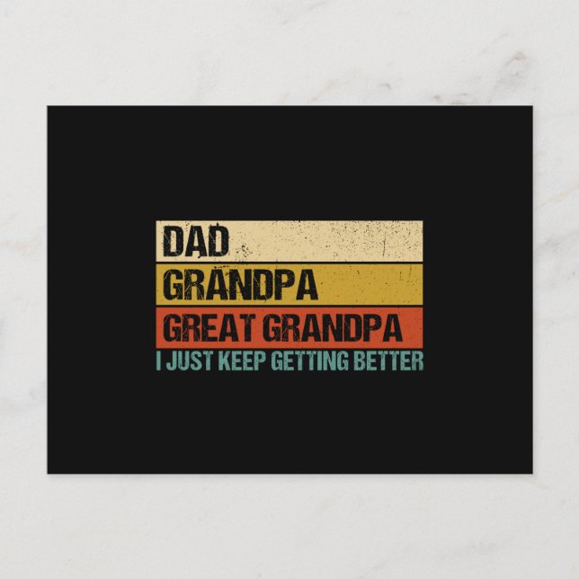 Postal Regalo del Día del Padre de los Hombres de los Abu (Anverso)