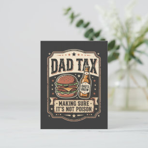 Postal Regalo del Día del Padre Haciendo Seguro Que No Se