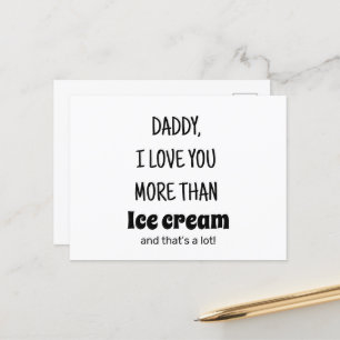 Postal Regalo del día del padre, regalo de cumpleaños gra