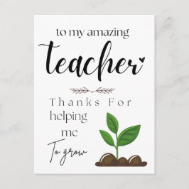Postal Regalo del día del profesor