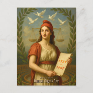 Postal Regalo del evento del Día de los Derechos Humanos
