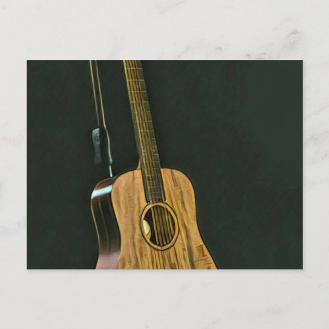 Postal Regalo del guitarrista de Bass (Anverso)