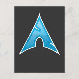 Postal Regalo del logotipo del arco del genio de la compu