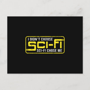 Postal Regalo divertido de ciencia ficción para ciencia f