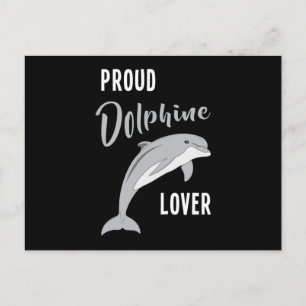 Postal Regalo divertido de delfines mar océano delfines a