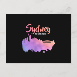 Postal Regalo divertido en Sydney Australia City Cityscap