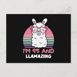 Postal Regalo divertido y adorable de cumpleaños número 9