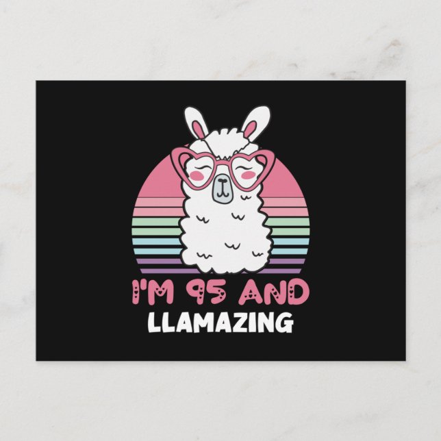 Postal Regalo divertido y adorable de cumpleaños número 9 (Anverso)