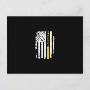Postal Regalo eléctrico estadounidense bandera Estados Un