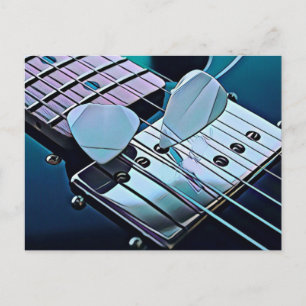 Postal Regalo genial para guitarrista